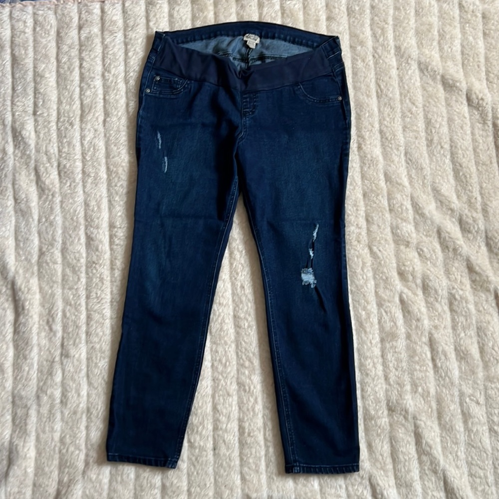 Maternity XL Ripped Jeans